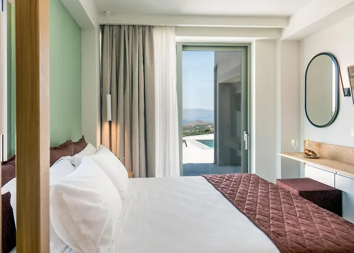 Luxurious Villa Cretan Aura With Private Heated Pool, Jacuzzi And Playroom