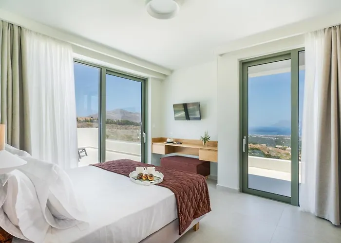 Luxurious Villa Cretan Aura With Private Heated Pool, Jacuzzi And Playroom